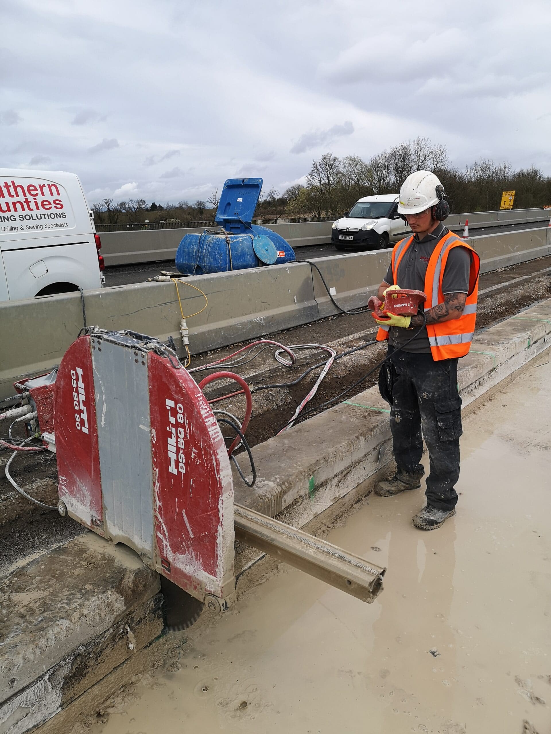 Track Sawing Concrete Stand in Cheltenham - Southern Counties Drilling ...