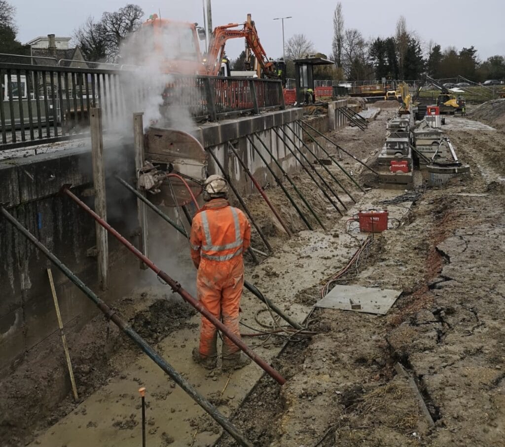 Cheltenham – Track Saw Cut Retaining Wall